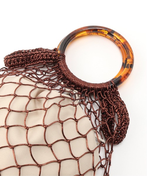 Simplicite（サンプリシテ）の「アクリルハンドルメタリックコードBAG◆（ショルダーバッグ・レディース・ホワイト/パープル/ブラウン/シルバー・FREE）」の15枚目の写真