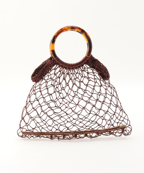 Simplicite（サンプリシテ）の「アクリルハンドルメタリックコードBAG◆（ショルダーバッグ・レディース・ホワイト/パープル/ブラウン/シルバー・FREE）」の7枚目の写真