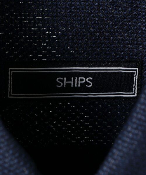 SHIPS(シップス)の「SHIPS:【抗菌+防臭】カラミ イタリアン ワイドカラー 無地 シャツ(シャツ/ブラウス・メンズ・ホワイト/ネイビー・40/38/39/41/42/37)」の3枚目の写真