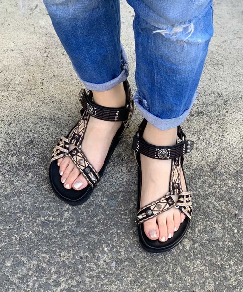 ASH（アッシュ）の「【UGO】 スポーツサンダル（サンダル・レディース・ブラック/ピンク/キャメル・40/38/39/35/36/37）」の4枚目の写真