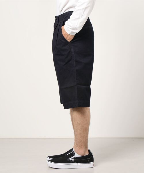 TEXTURE WE MADE（テクスチャーウィーメイド）の「WIDE TUCK SHORT PANT：ワイドタックショートパンツ（その他パンツ・メンズ・インディゴブルー・30inch/32inch/28inch）」の12枚目の写真