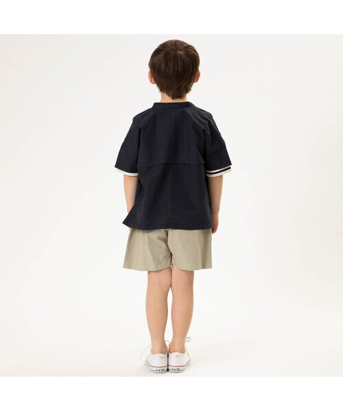 F.O.U（エフオーユー）の「オーバーサイズボックスシャツ（シャツ/ブラウス・キッズ・ブラック/ピンク/ブルー・130/150/160/140/100/120/110）」の8枚目の写真