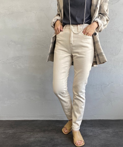 [RED CARD/レッドカード] Anniversary ハイウエストホワイトデニム