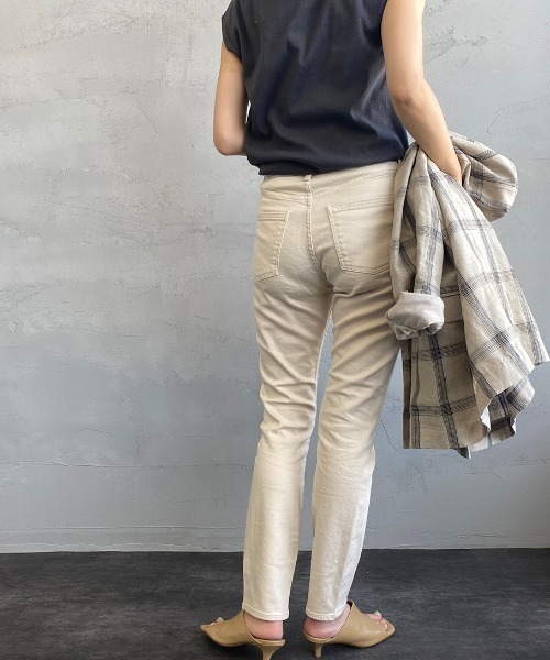 [RED CARD/レッドカード] Anniversary ハイウエストホワイトデニム