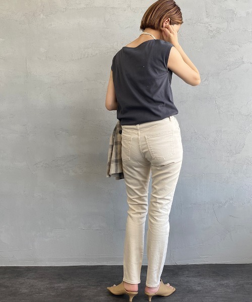 [RED CARD/レッドカード] Anniversary ハイウエストホワイトデニム