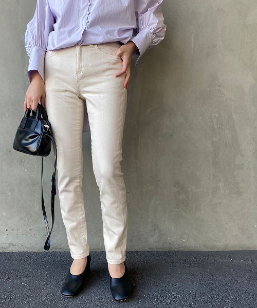 [RED CARD/レッドカード] Anniversary ハイウエストホワイトデニム