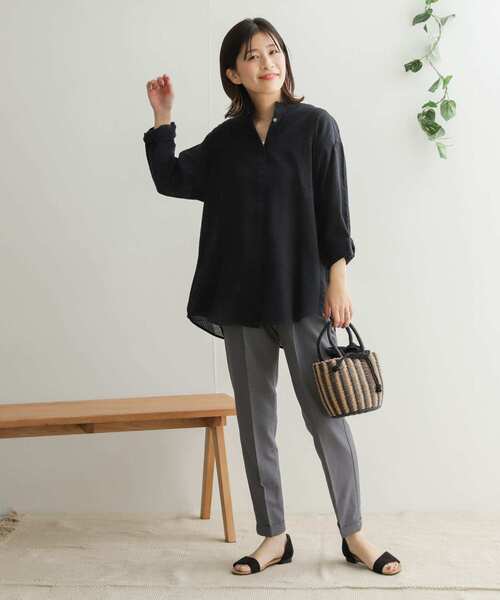 URBAN RESEARCH DOORS(アーバンリサーチドアーズ)の「ストレッチテーパードイージーパンツ(その他パンツ・レディース・ブラック/ネイビー/グレー系その他・38/36/34)」の8枚目の写真