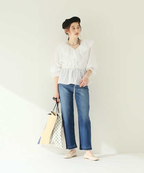 「JOURNAL STANDARD relume」 長袖シャツ FREE ホワイト レディース JOURNAL STANDARD relume 「JOURNAL relume」 長袖シャツ FREE