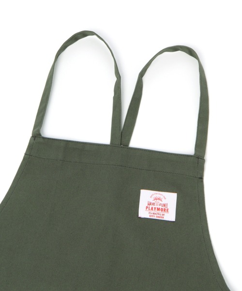 niko and...（ニコアンド）の「[CITY CREEK]ステッチエプロン（エプロン・レディース・グリーン/ベージュ/ネイビー・0）」の11枚目の写真
