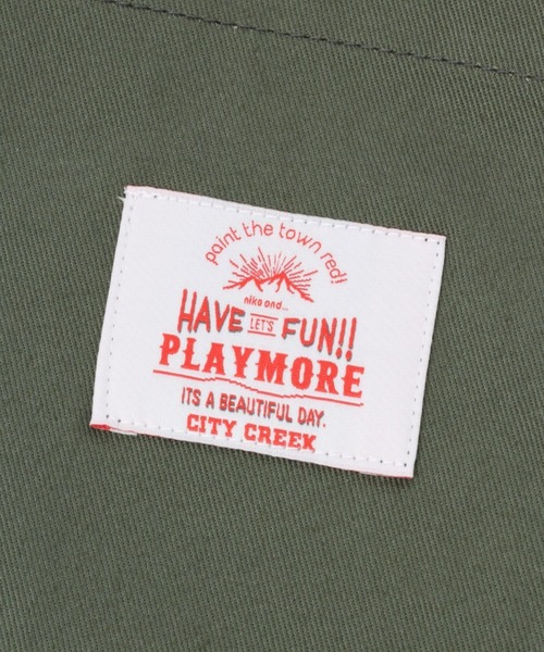 niko and...（ニコアンド）の「[CITY CREEK]ステッチエプロン（エプロン・レディース・グリーン/ベージュ/ネイビー・0）」の12枚目の写真