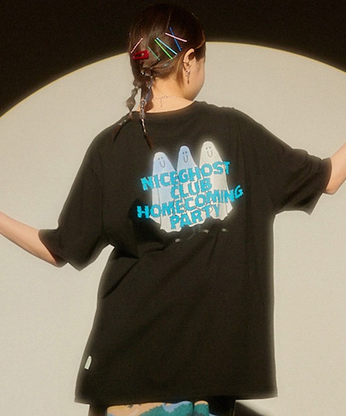Club ナイスゴーストクラブ Ghost Uv Homecoming Ghost 半袖tシャツ Tシャツ カットソー Tee ゴースト Nice Uv Homecoming Ghost Nice Ghost Club ナイスゴーストクラブ のファッション Nice