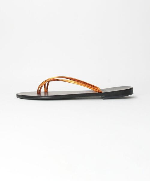 NICOLAS LAINAS（ニコラスライナス）の「＜NICOLAS LAINAS＞コードクロスサンダル ◆（サンダル・レディース・ゴールド/オレンジ・38/36/37）」の3枚目の写真