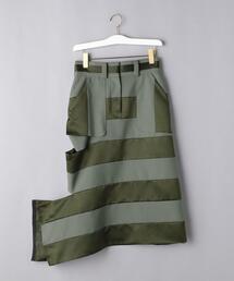 Sacai（サカイ）の「Sacai - アシンメトリー プリーツスカート - women