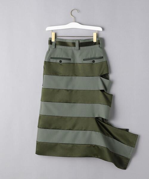 Sacai（サカイ）の「＜sacai（サカイ）＞カットアウト スカート OLIVE ■■■（スカート・レディース・オリーブ・0/1）」の2枚目の写真