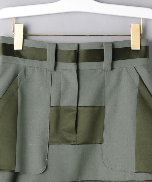 Sacai（サカイ）の「＜sacai（サカイ）＞カットアウト スカート OLIVE ■■■（スカート・レディース・オリーブ・0/1）」の3枚目の写真