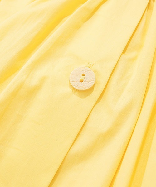 Fano Studios（ファノ ストゥディオズ）の「【Fano Studios】Front button puff sleeve dress FX21L206（ワンピース・レディース・ブラック/イエロー・M/S/L）」の20枚目の写真