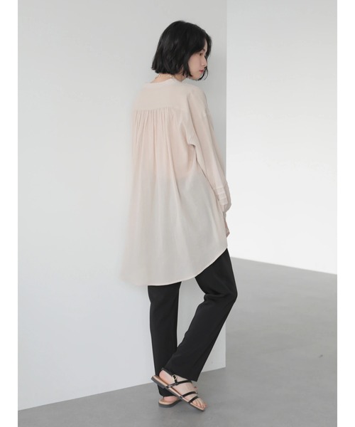 AMERICAN HOLIC（アメリカンホリック）の「接触冷感サイドスリットとろみテーパードパンツ（その他パンツ・レディース・ブラック/イエロー/グレイッシュベージュ・S/M/L）」の21枚目の写真