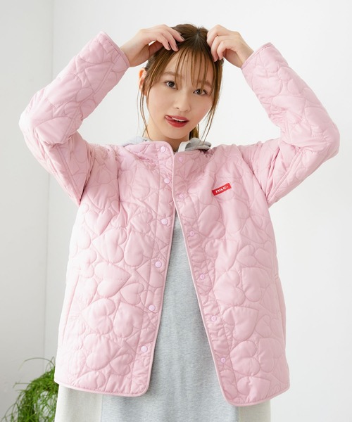 MILKFED.（ミルクフェド）の「HEART QUILTED JACKET（ブルゾン）」 - WEAR
