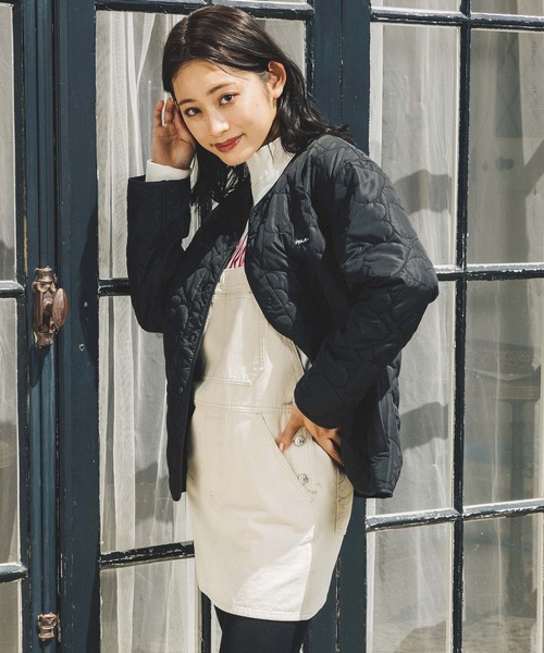 MILKFED.（ミルクフェド）の「HEART QUILTED JACKET（ブルゾン）」 - WEAR