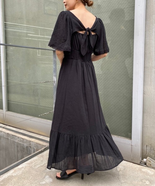 モノトーンロングワンピース ワンピース Cherie Chuu シェリーチュウ のファッション ワンピース Cherie Cherie ワンピース ドレス Chuu