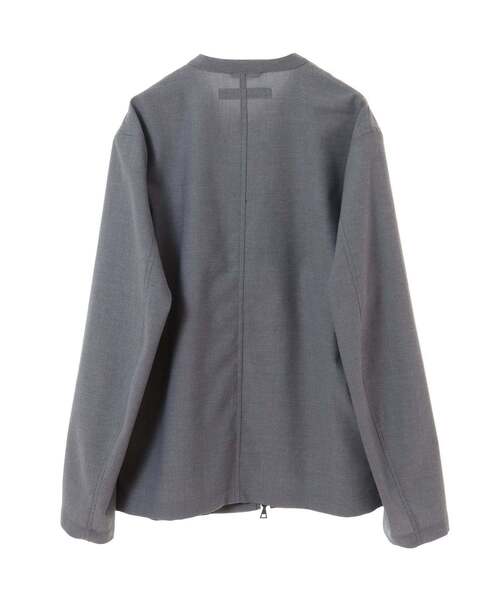 EYE. D WEARing（アイディウェアリング）の「SOLOTEXリネンドビージャケット（ブルゾン・メンズ・ネイビー/ブルー・4/3）」の6枚目の写真