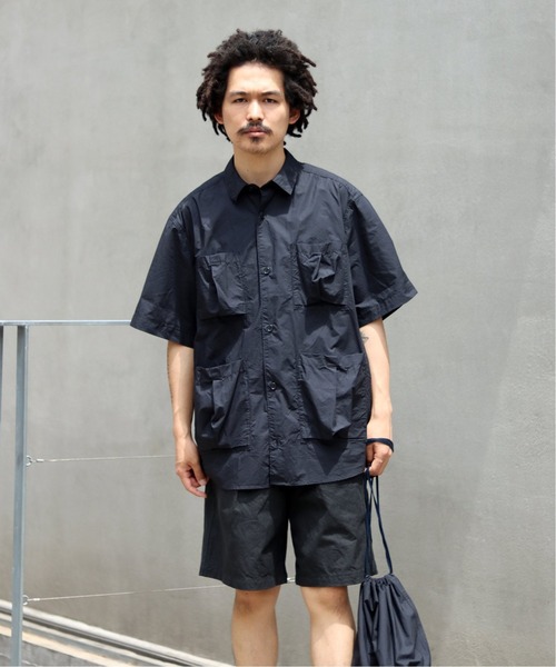 KUON WISM別注 Tucked PK Short Sleeve Shirt