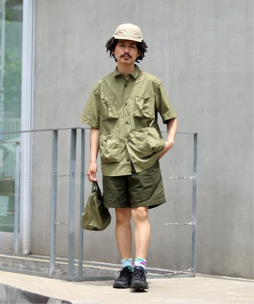 KUON WISM別注 Tucked PK Short Sleeve Shirt