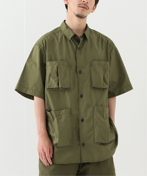 KUON WISM別注 Tucked PK Short Sleeve Shirt KUON WISM別注 Tucked PK Short Sleeve Shirt