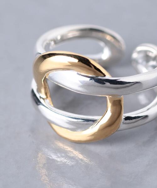 PHILIPPE AUDIBERT（フィリップ オーディベール）の「別注＜PHILIPPE AUDIBERT（フィリップ オーディベール）＞ELINA リング†（リング・レディース・シルバー・FREE）」の2枚目の写真