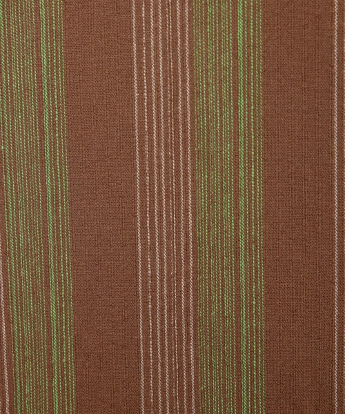 kutir（クティール）の「古着風ストライプシャツ（シャツ/ブラウス・メンズ・ダークブラウン/マスタード・MEDIUM/LARGE）」の22枚目の写真