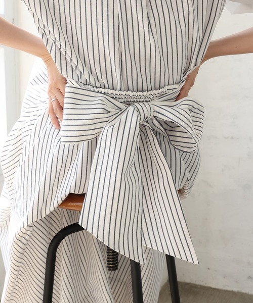 one after another NICE CLAUP（ワンアフターアナザーナイスクラップ）の「バックリボン美シルエットスカート（セットアップのブラウスあり）（スカート・レディース・オフホワイト/ブラック/ブルー系その他/レッド・FREE）」の15枚目の写真