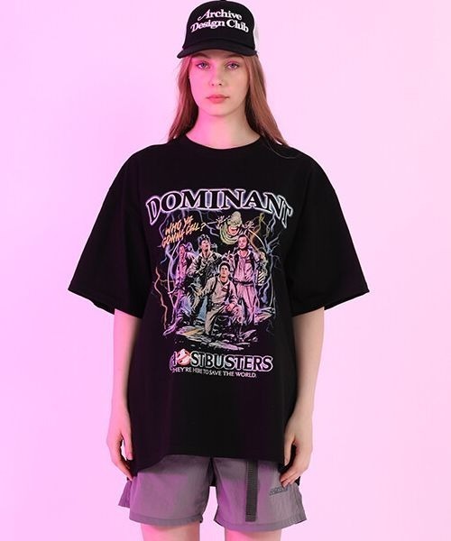 GBH グラフィックプリント Tシャツ ブラック DOMINANT（ドミナント）の「DOMINANT/ドミナント/【GHOSTBUSTERS