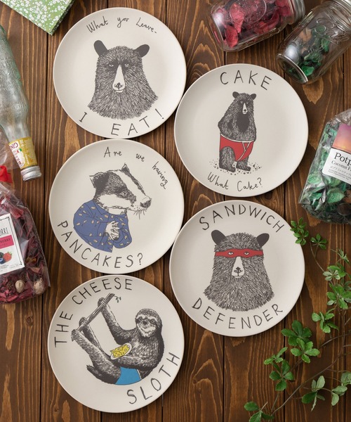 Jubilee(ジュビリー)の「ジムボバート エコバンブー皿 【5枚ギフトボックス入り】(食器・レディース・その他1/その他2・20cm)」の1枚目の写真