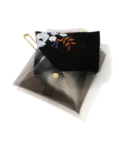 Francfranc（フランフラン）の「チュールバッグ ブルー×ブラック（ハンドバッグ・レディース・マルチ・FREE）」の5枚目の写真