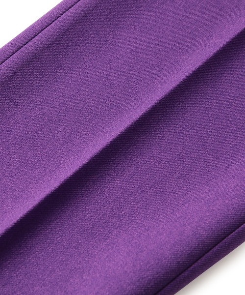 ADAM ET ROPE'（アダムエロペ）の「【一部カラーWEB限定・カラー追加】ストレッチカラーテーパードパンツ（スラックス・レディース・ブラック/パープル/サックスブルー/ピンク/ピンク系その他2/グレー・38/36/34）」の10枚目の写真