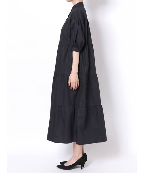 dazzlin（ダズリン）の「ティアードAラインシャツワンピース（ワンピース・レディース・オフホワイト/ブラック・FREE）」の22枚目の写真