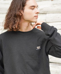 TES TURN BUHI EMB CREWNECK SWEAT / クルーネックスウェット