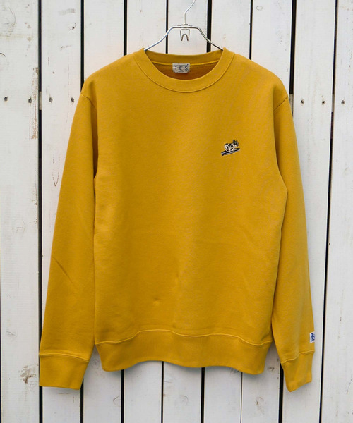 The Endless Summer(エンドレスサマー)の「TES TURN BUHI EMB CREWNECK SWEAT / クルーネックスウェット(スウェット・メンズ・ブラック/イエロー系その他/チャコール/ブルーグレー・MEDIUM/X-LARGE/LARGE/SMALL)」の6枚目の写真