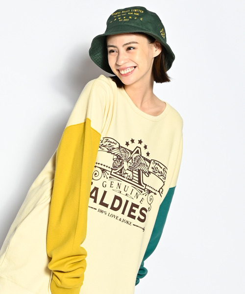 ALDIES（アールディーズ）の「Utopia Beats Bucket Hat / ユートピアビーツバケットハット（ハット・メンズ・ブラック/ベージュ/グリーン・FREE）」の3枚目の写真