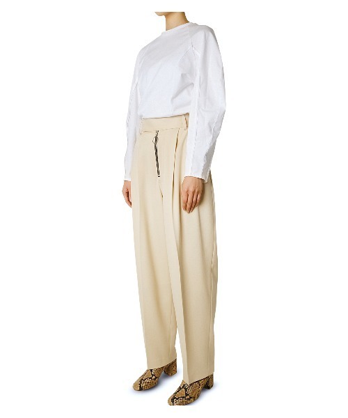 LE CIEL BLEU(ルシェルブルー)の「Outside Seam Raglan Tops(Tシャツ/カットソー・レディース・ブラック/オフホワイト・36)」の2枚目の写真