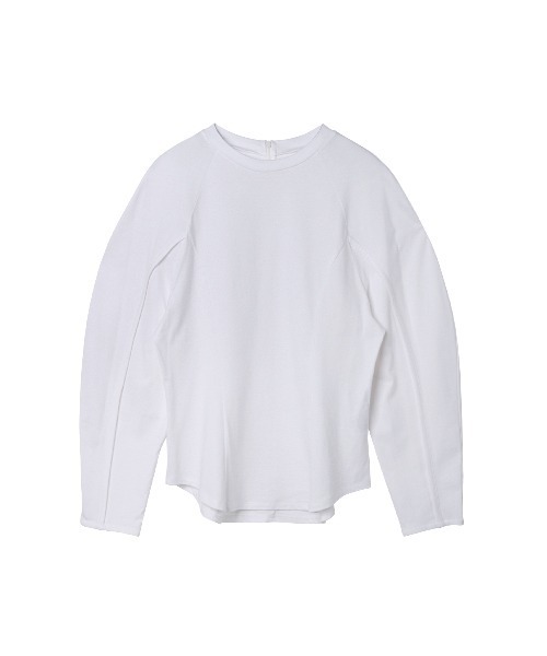 LE CIEL BLEU(ルシェルブルー)の「Outside Seam Raglan Tops(Tシャツ/カットソー・レディース・ブラック/オフホワイト・36)」の5枚目の写真