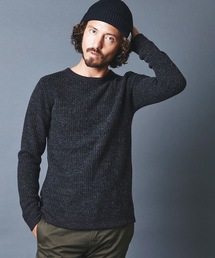 WOOL WAFFLE KNITSAW C/N L/S ウールワッフル ニットソー クルーネック ロングスリーブ