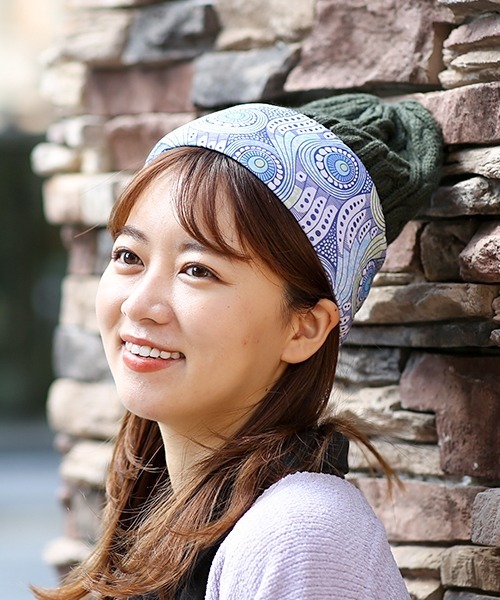 チチカカ（チチカカ）の「アフリカンニットキャップ（ニットキャップ/ビーニー・レディース・チャコールグレー/パープル/カーキ・FREE）」の3枚目の写真