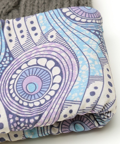 チチカカ（チチカカ）の「アフリカンニットキャップ（ニットキャップ/ビーニー・レディース・チャコールグレー/パープル/カーキ・FREE）」の15枚目の写真