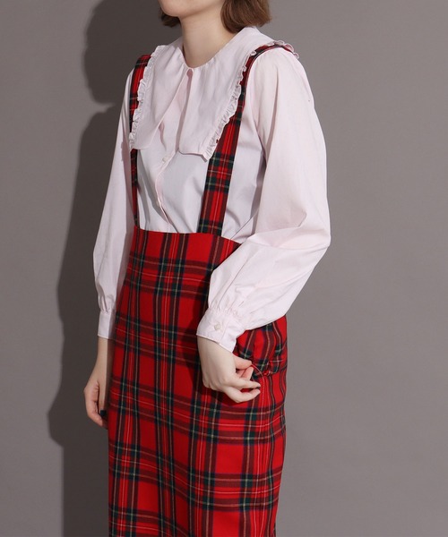 I am I in fact...(アイアムアイインファクト)の「Rabbit フリルカラー ブラウス(シャツ/ブラウス・レディース・ホワイト/ブラック/ピンク・FREE)」の17枚目の写真