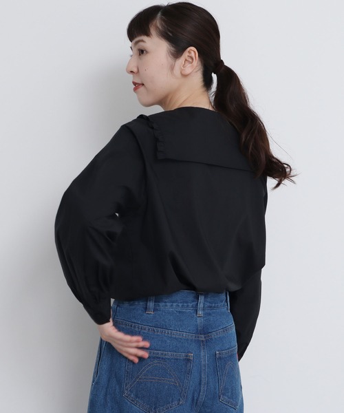 I am I in fact...(アイアムアイインファクト)の「Rabbit フリルカラー ブラウス(シャツ/ブラウス・レディース・ホワイト/ブラック/ピンク・FREE)」の13枚目の写真