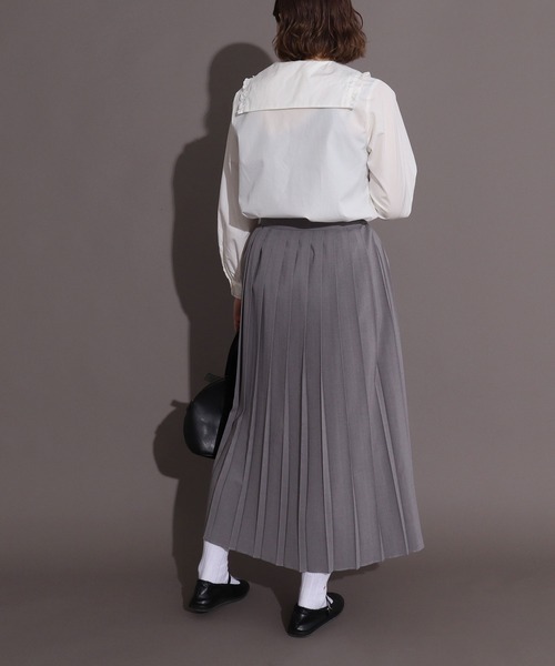 I am I in fact...(アイアムアイインファクト)の「Rabbit フリルカラー ブラウス(シャツ/ブラウス・レディース・ホワイト/ブラック/ピンク・FREE)」の16枚目の写真