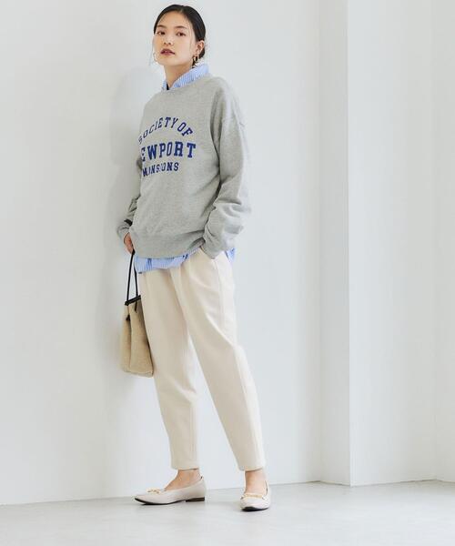 green label relaxing(グリーンレーベルリラクシング)の「オルマイパンツ ウラキモウ テーパード -マシーンウォッシャブル・ストレッチ・防シワ・帯電防止-(その他パンツ・レディース・ホワイト/ブラック/パープル/その他1/コバルトブルー/ピンク/ライトグレー・44/40/38/42/36/34)」の11枚目の写真