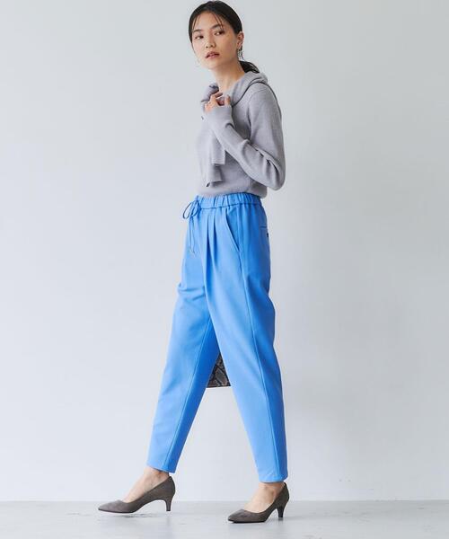 green label relaxing(グリーンレーベルリラクシング)の「オルマイパンツ ウラキモウ テーパード -マシーンウォッシャブル・ストレッチ・防シワ・帯電防止-(その他パンツ・レディース・ホワイト/ブラック/パープル/その他1/コバルトブルー/ピンク/ライトグレー・44/40/38/42/36/34)」の16枚目の写真