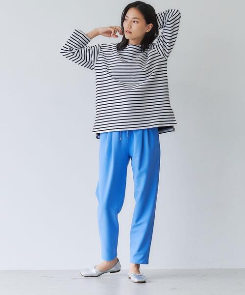 green label relaxing(グリーンレーベルリラクシング)の「オルマイパンツ ウラキモウ テーパード -マシーンウォッシャブル・ストレッチ・防シワ・帯電防止-(その他パンツ・レディース・ホワイト/ブラック/パープル/その他1/コバルトブルー/ピンク/ライトグレー・44/40/38/42/36/34)」の22枚目の写真